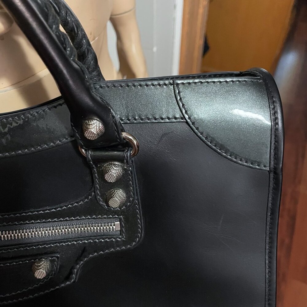 Balenciaga City Giant 12 Patent Leather & Leather - Picture 10 of 16